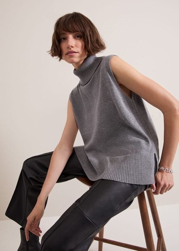 Phase Eight Rachelle Grey Knitwear Grey Canada | ZSXYUR-985